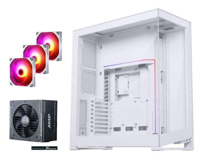 Phanteks NV7 Beyaz Kasa + 650W Güç Kaynağı + M25 DRGB Fan