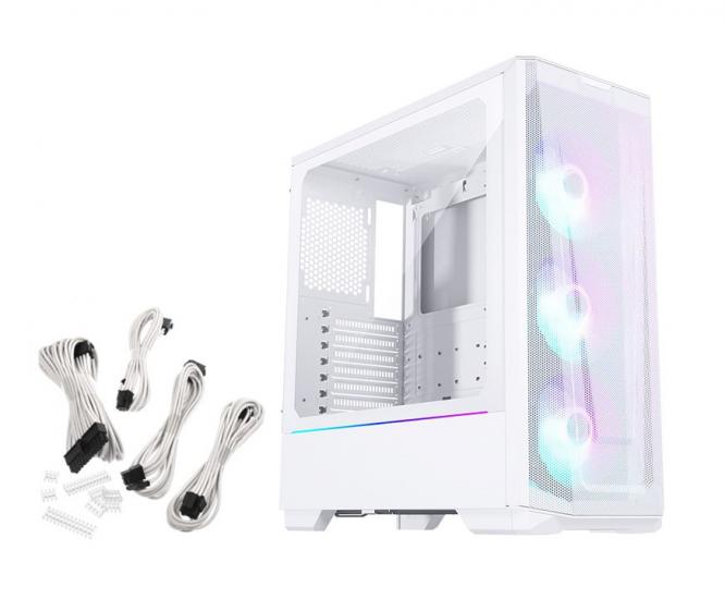 Phanteks G360A Beyaz DRGB Kasa + Kablo Kiti Beyaz