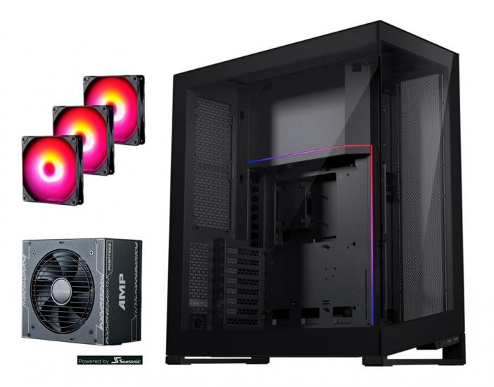Phanteks NV7 Siyah Kasa + 650W Güç Kaynağı + M25 DRGB Fan