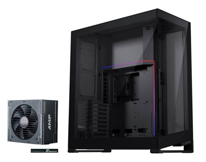 Phanteks NV7 Siyah Kasa + 650W Güç Kaynağı